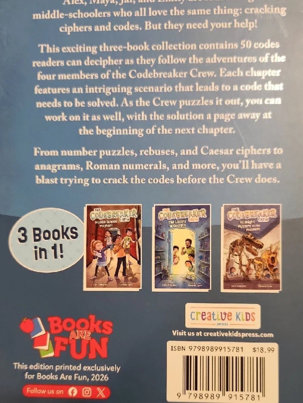 The Code Breaker Crew-3 Books In 1. NEW - Picture 4 of 4